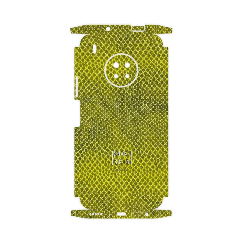 برچسب پوششی ماهوت مدل Yellow Snake Skin-FullSkin مناسب برای گوشی موبایل هوآوی Y9a