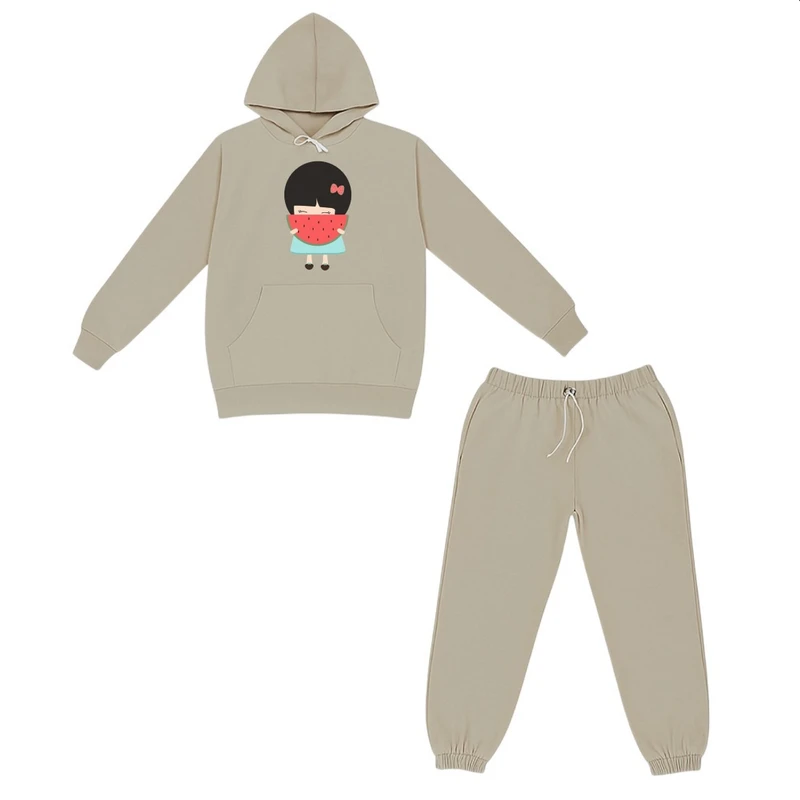 ست هودی و شلوار راحتی بچگانه مدل یلدا کد p13 