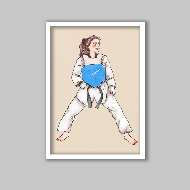 تابلو لیلیان طرح تکواندو کد LA-G10305