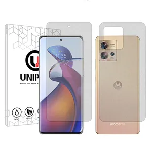 Unipro Explosion Proof model Matte screen protector suitable for Motorola Edge 30 Fusion mobile phone along with the back of the phone
