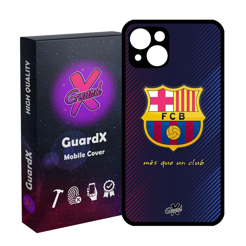 کاور گارد ایکس طرح Barcelona مدل Glass10058 مناسب برای گوشی موبایل اپل iPhone 13