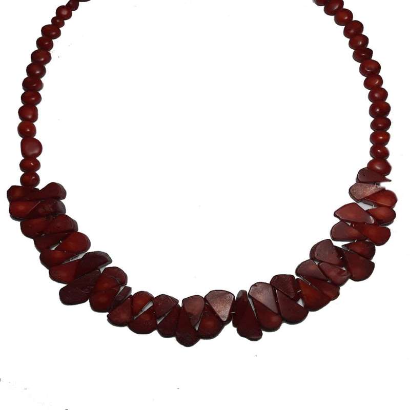 گردنبند زنانه مدل سنگ طبیعی