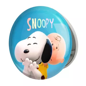 آینه جیبی خندالو طرح انیمیشن اسنوپی Snoopy مدل تاشو کد 13879 