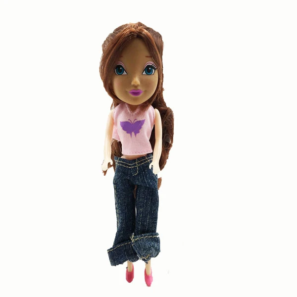 عروسک مدل دختر موبلند کد 01 ارتفاع 17 سانتی متر