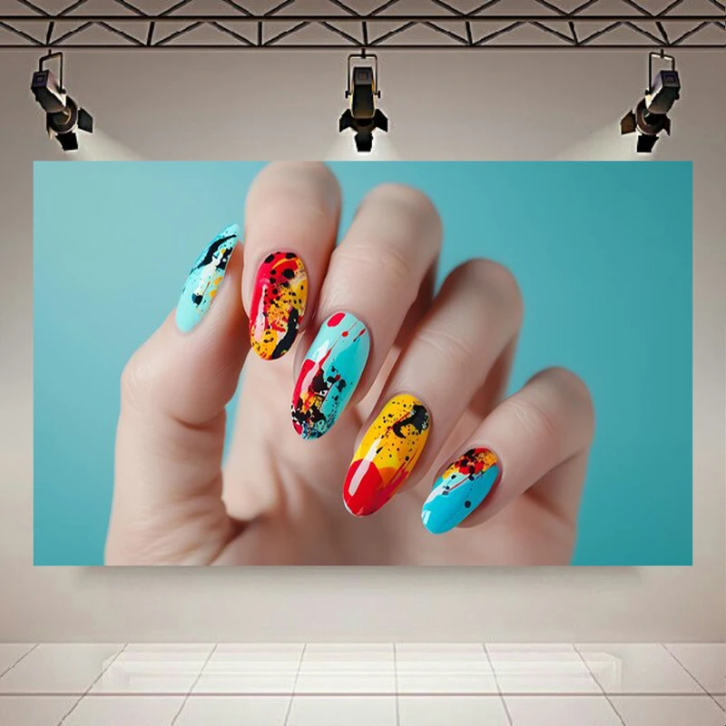 پوستر طرح قلم دیزاین ناخن مدل مدرن کد AR303335