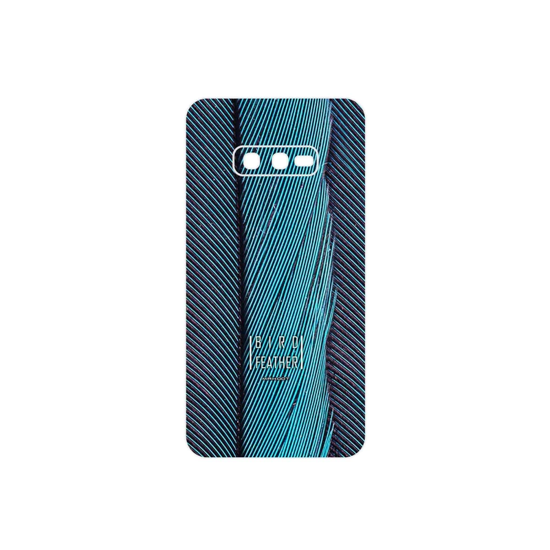 برچسب پوششی ماهوت مدل Turquoise feathers مناسب برای گوشی موبایل سامسونگ Galaxy S10e
