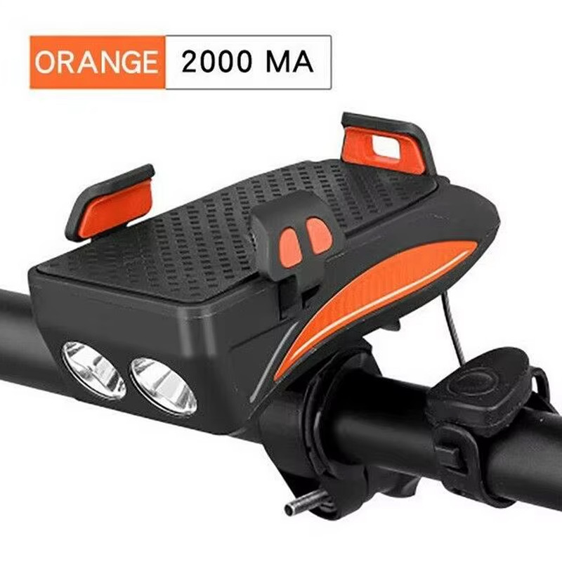 چراغ جلوی دوچرخه مدل 3 کاره کد 2000MAH