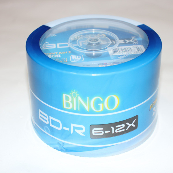 بلو ری خام بینگو مدل BD-R 6-12X بسته 50 عددی
