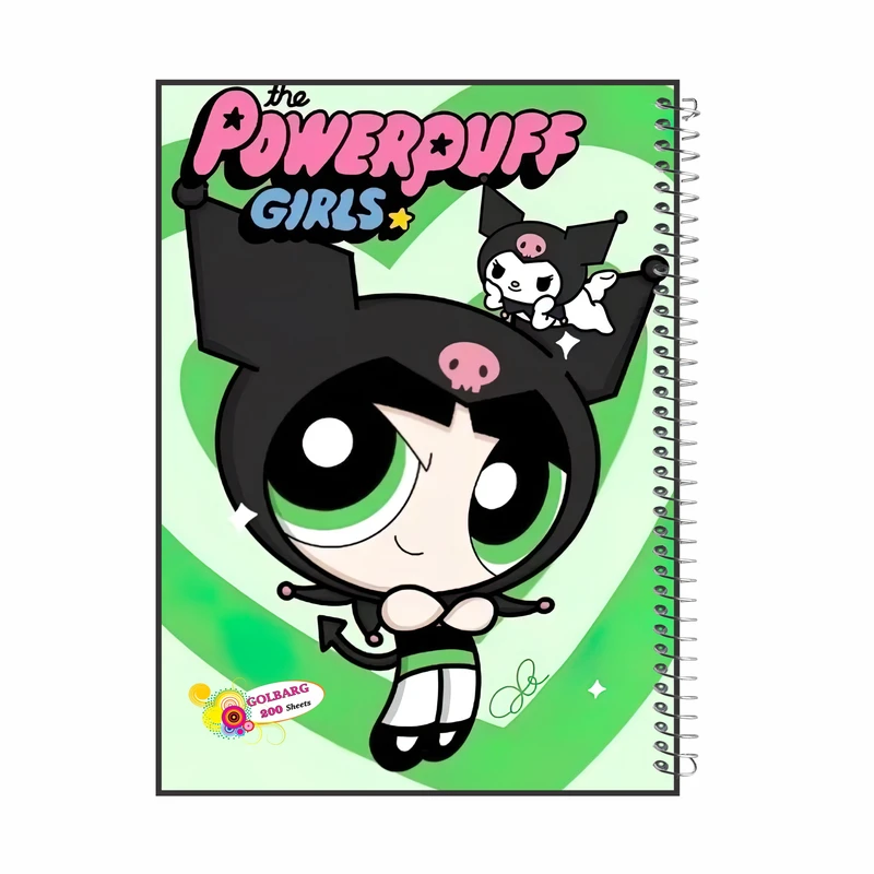 دفتر مشق 200 برگ گلبرگ مدل کرومی کد 5112