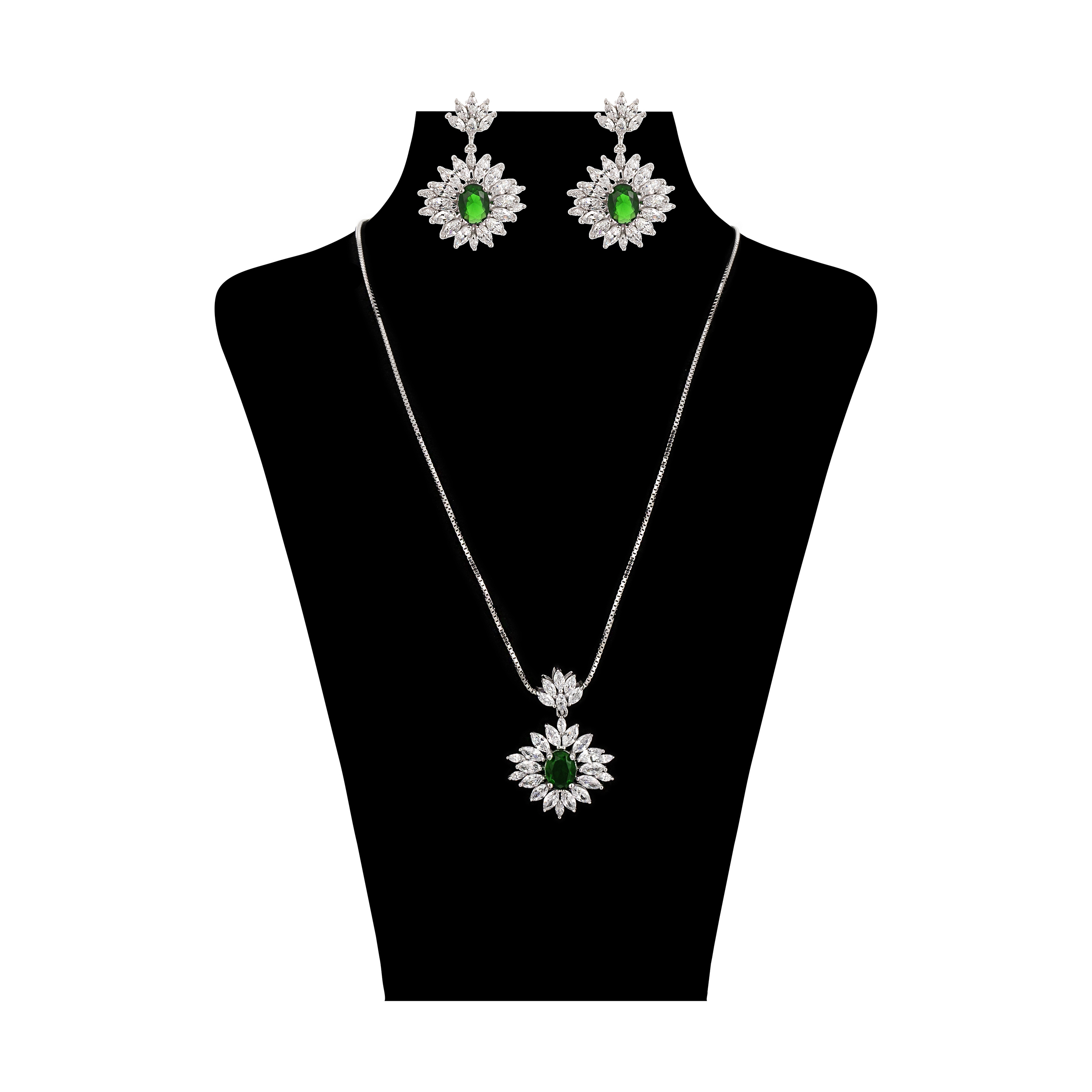 نیم ست نقره زنانه مدل 107-9