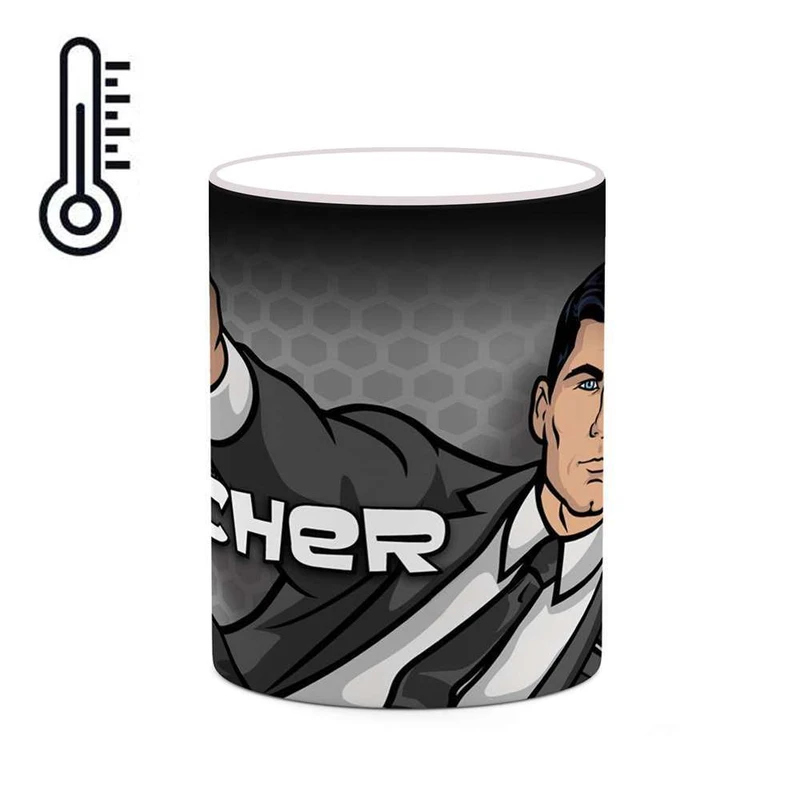 ماگ حرارتی کاکتی مدل کارتون Archer کد mgh22166