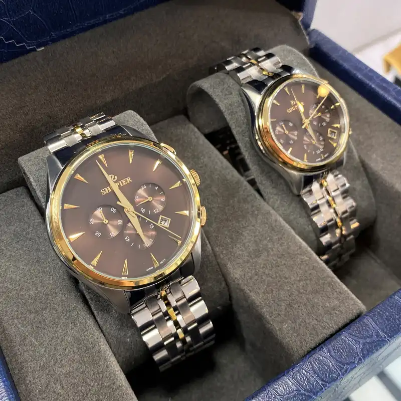 ست ساعت مچی عقربه ای زنانه و مردانه شوپیر مدل GL183A004