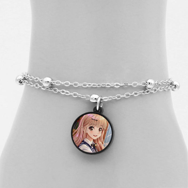 پابند زنانه ناکسیگو مدل شب تاب طرح دختر انیمه ای کد LB7442 پابند زنانه ناکسیگو مدل شب تاب طرح دختر انیمه ای کد LB7442