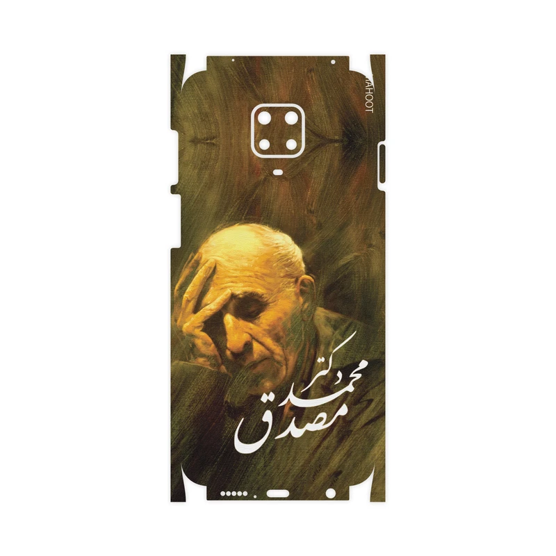 برچسب پوششی ماهوت مدل Dr-Mosadeq-FullSkin مناسب برای گوشی موبایل شیائومی Redmi Note 9 Pro