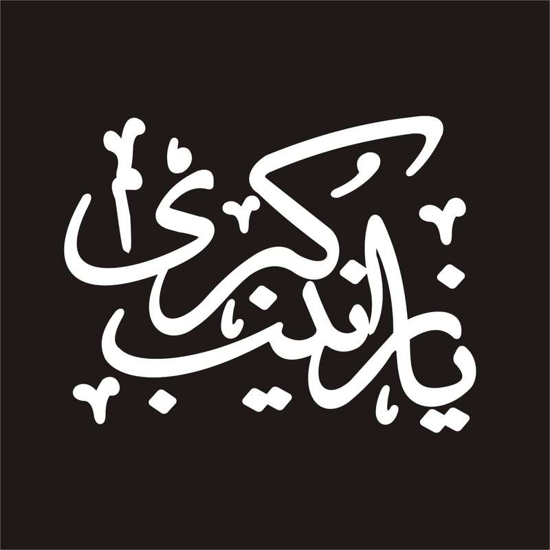 برچسب بدنه خودرو لیزارد مدل مذهبی طرح یا زینب کد LZD-020