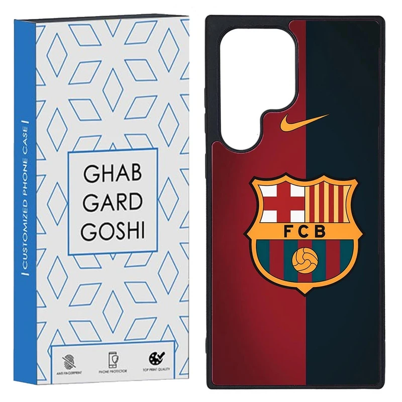 کاور قاب گارد گوشی طرح تیم بارسلونا کد TPU-090 مناسب برای گوشی موبایل سامسونگ Galaxy S23 Ultra 