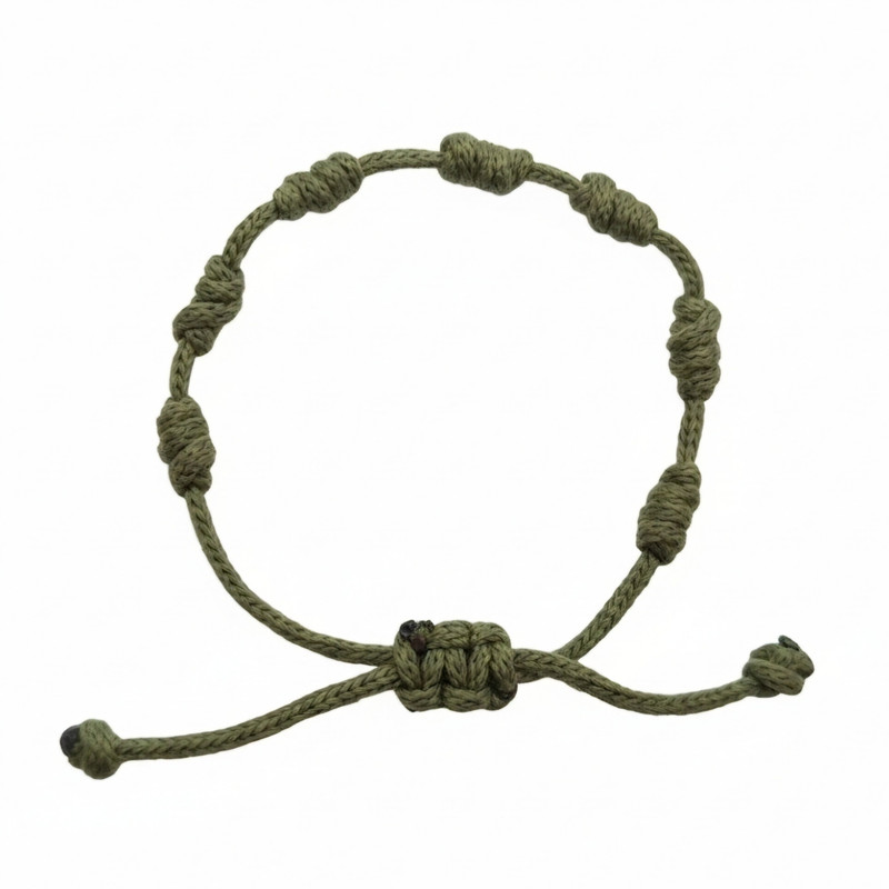 دستبند بافت مدل هفت گره