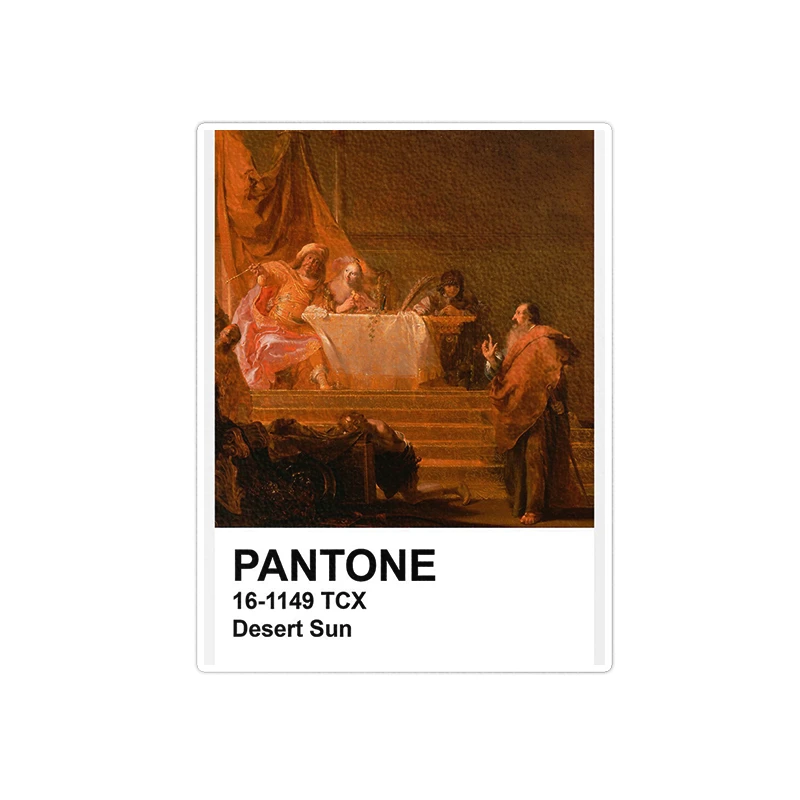 استیکر لپ تاپ ویندی دیزاین طرح pantone مدل 1401