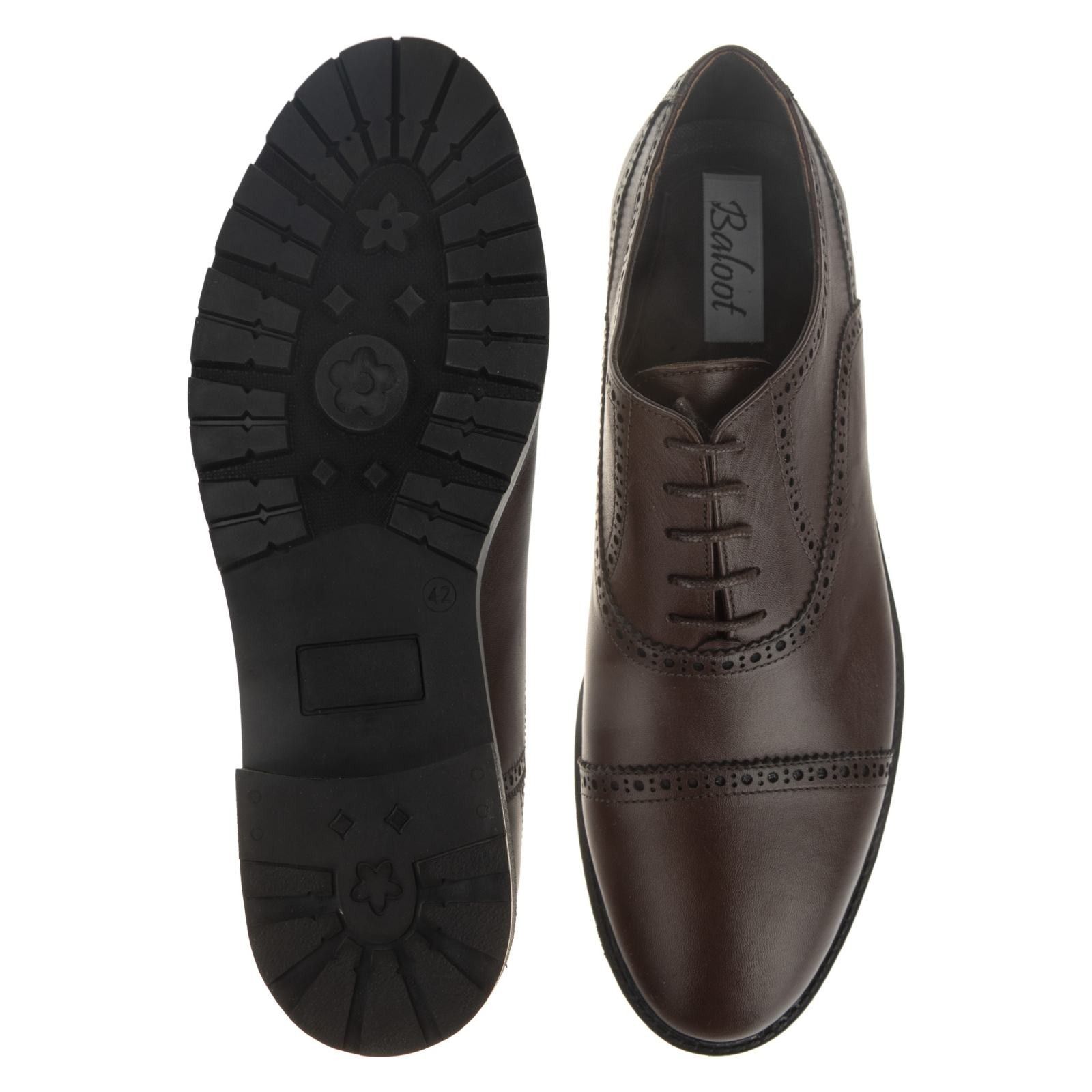 کفش مردانه بلوط مدل چرم طبیعی کد B503104 -  - 5