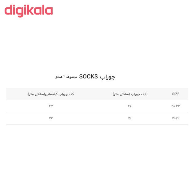 جوراب زنانه مدل 2-10661 مجموعه 2 عددی main 1 2