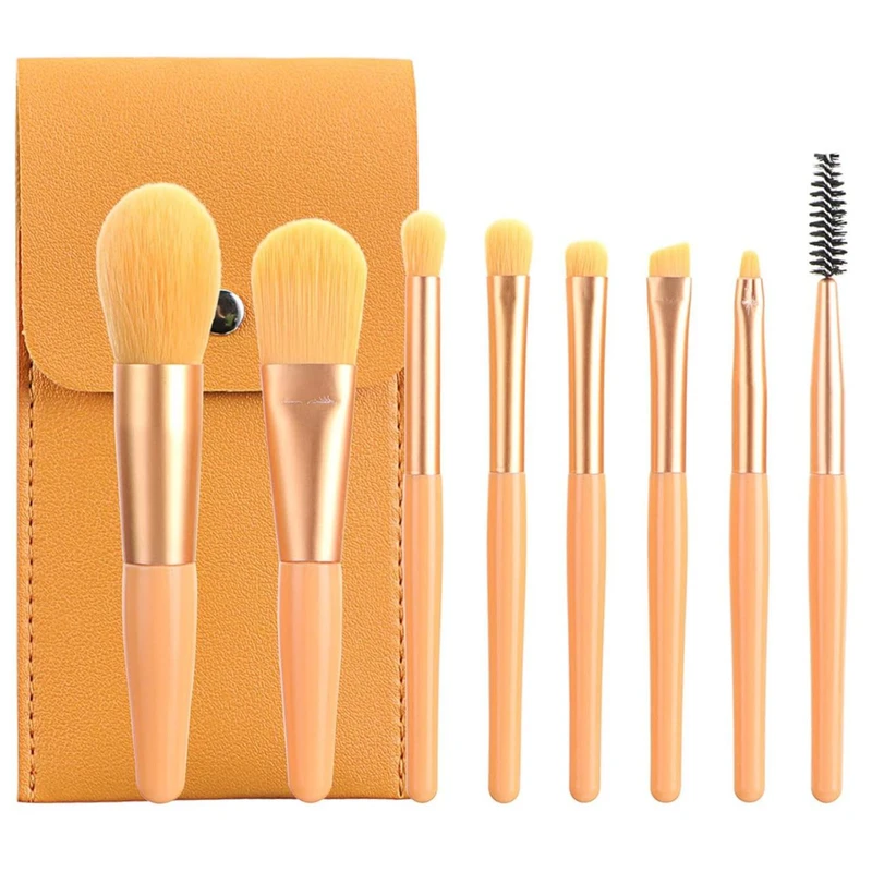 ست براش آرایشی مدل 154 بسته 8 عددی