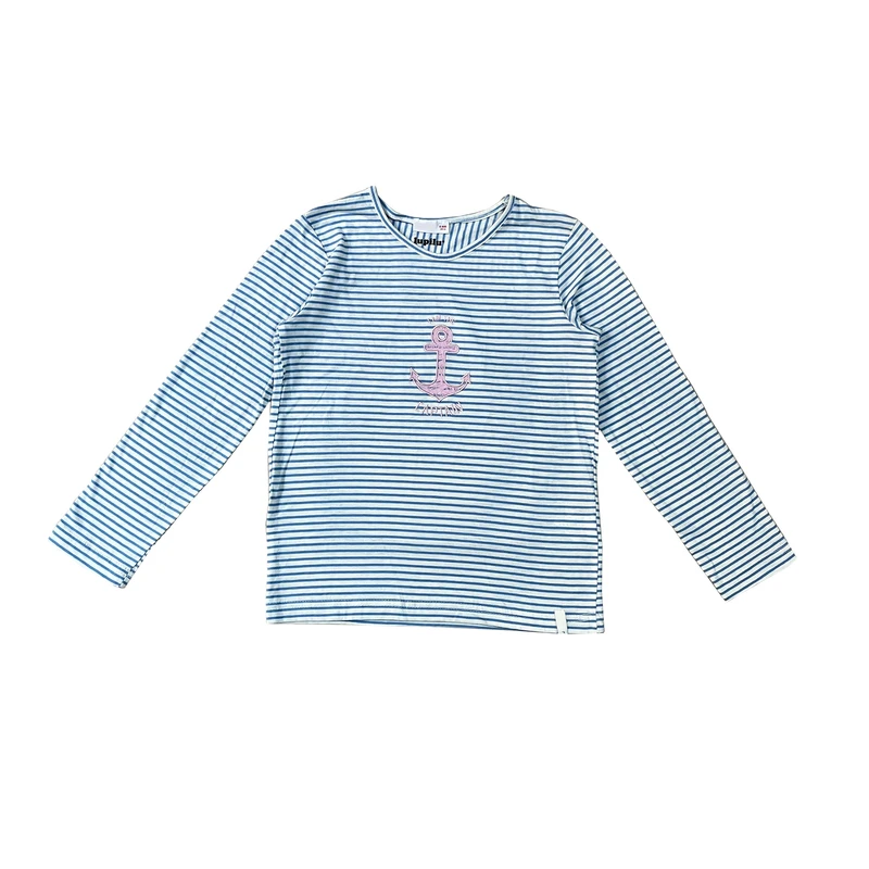 تی‌شرت آستین بلند دخترانه لوپیلو مدل لنگر 8983