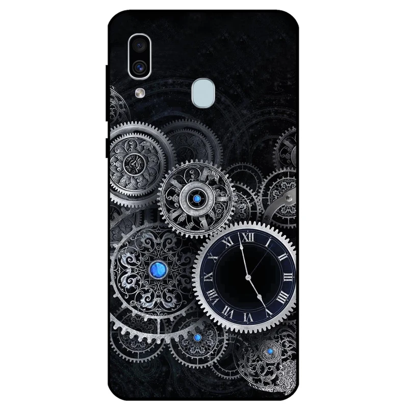 کاور مگافون طرح ساعت مدل 8161 مناسب برای گوشی موبایل سامسونگ Galaxy A20 / A30 / M10 S        