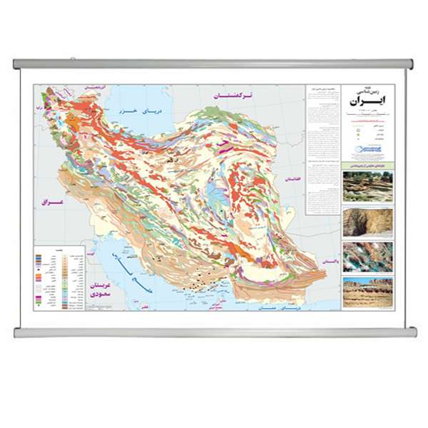 نقشه گیتاشناسی مدل نقشه زمین شناسی ایران کد L379