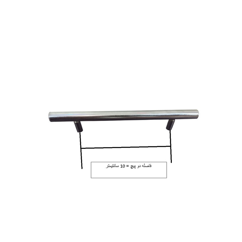 دستگیره کابینت مدل میله ای کد A10 بسته 3 عددی دستگیره کابینت مدل میله ای کد A10 بسته 3 عددی