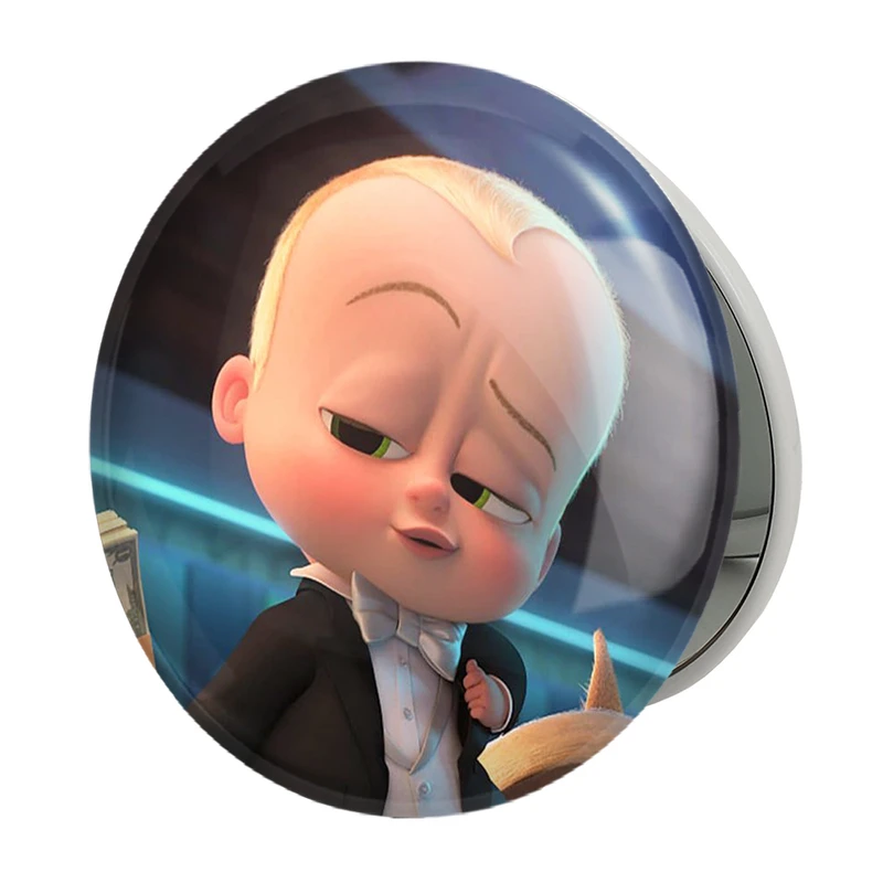 آینه جیبی خندالو طرح بچه رئیس Boss Baby مدل تاشو کد 12513 