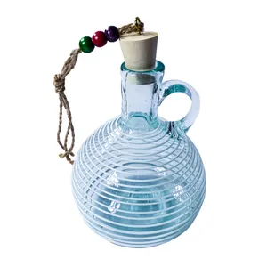 بطری شیشه ای مدل گرد نواری کد H29