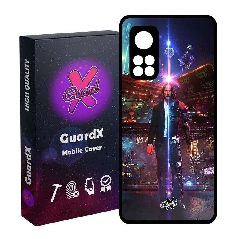 کاور گارد ایکس طرح John Wick مدل Glass10077 مناسب برای گوشی موبایل شیائومی Mi 10T / Mi 10T Pro