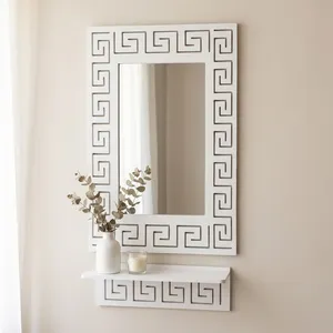 آینه خونه خاص مدل Versace به همراه شلف دیواری