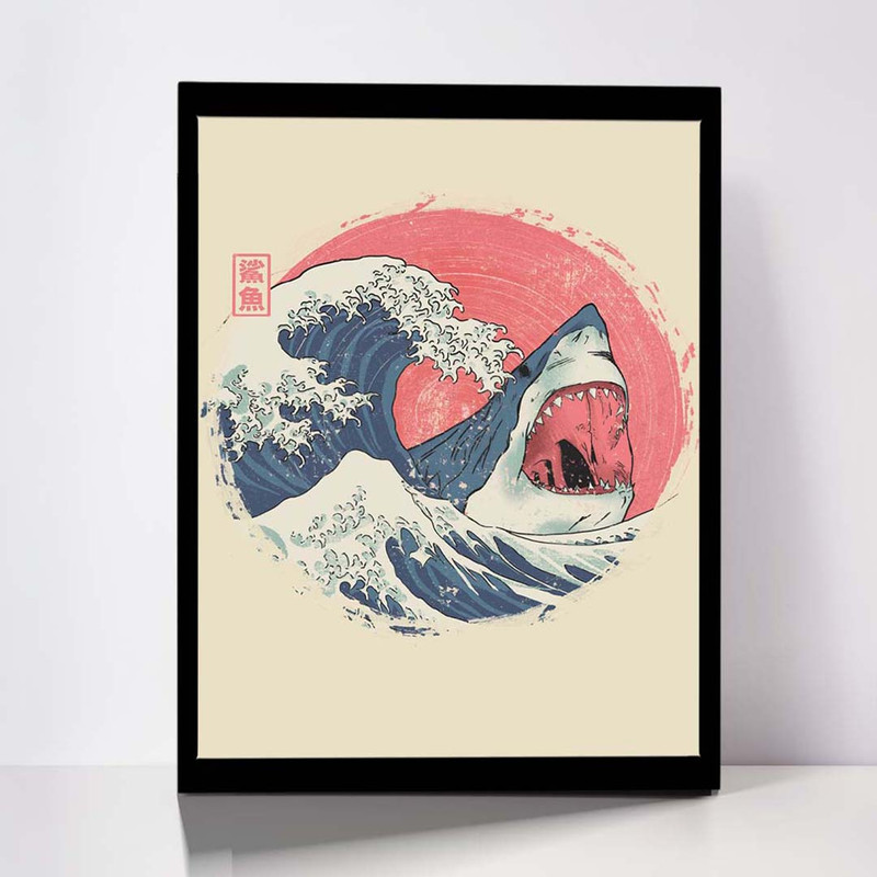 تابلو مدل GREAT WAVE کد F-7012