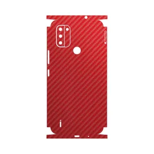 MAHOOT Red-Fiber-FullSkin Cover Sticker for Nokia C31