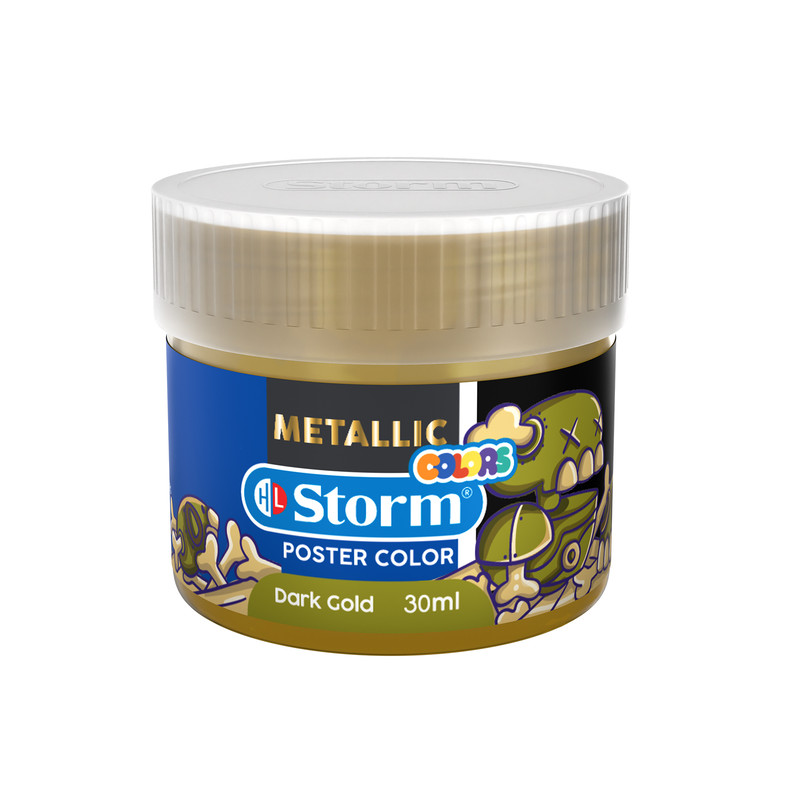 گواش شش رنگ استورم مدل رنگ متالیک