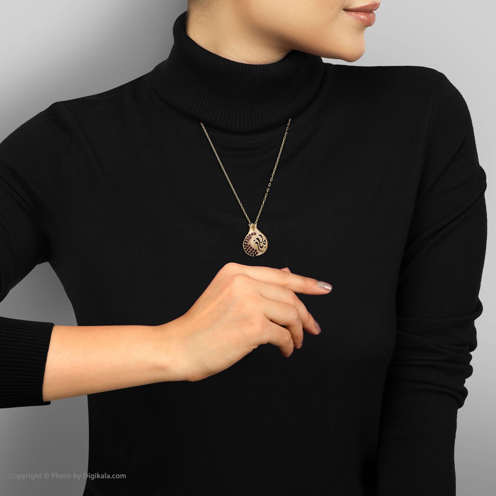 گردنبند طلا 18 عیار زنانه مایا ماهک مدل MM1409 -  - 5