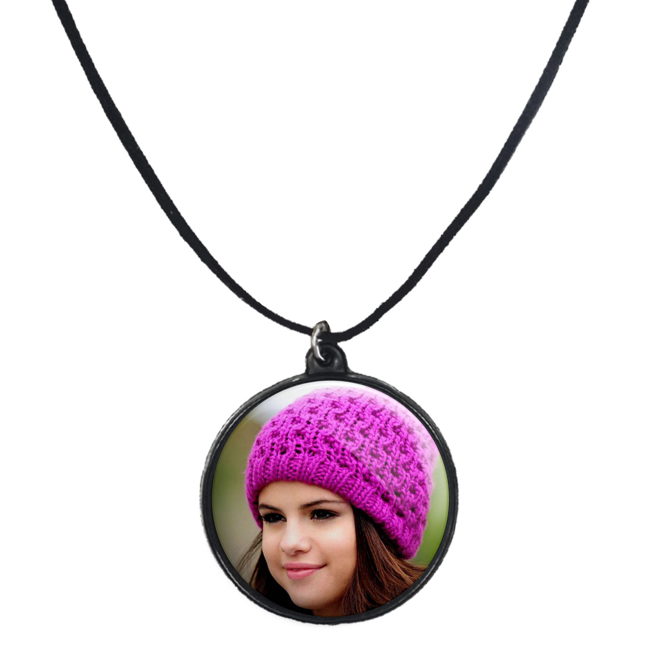 گردنبند پرمانه طرح سلنا گومز کد pmb.1117 مدل دو طرفه