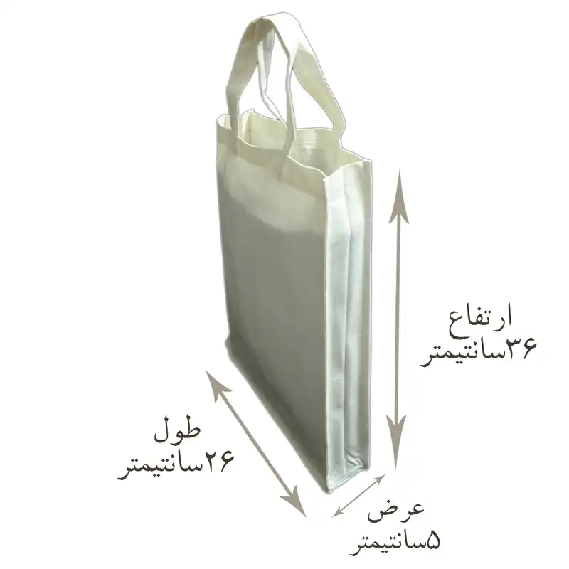 ساک هدیه منسوجات خسروشاهی برتر مدل ساده کد SKH106 بسته 6 عددی