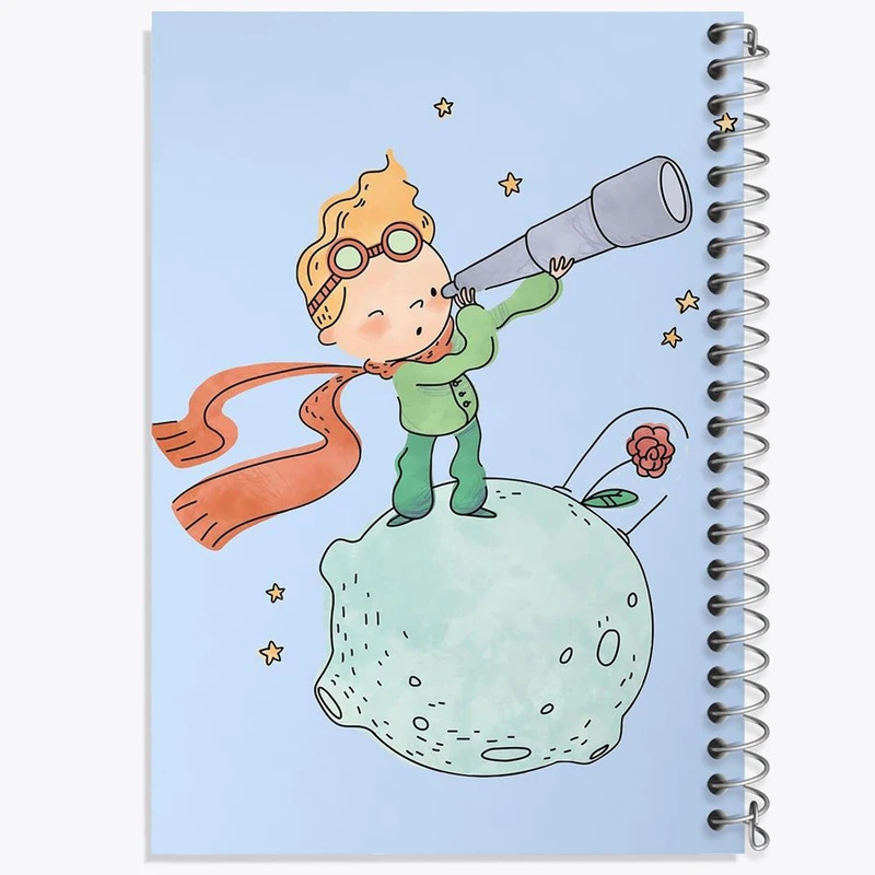 دفتر مشق 50 برگ خندالو مدل شازده کوچولو کد 1825