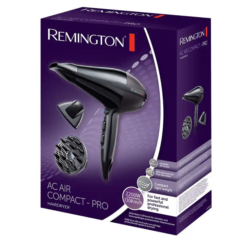 سشوار حرفه ای رمینگتون مدل AC5912 AIR COMPACT PRO