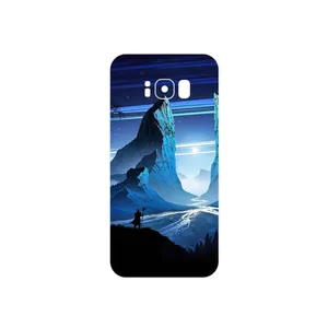 MAHOOT Blue Mountains Digital Art Cover Sticker for Samsung Galaxy S8