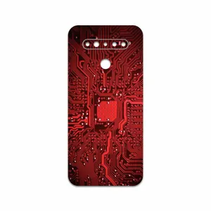 MAHOOT Red Printed Circuit Board Cover Sticker for LG K41s
