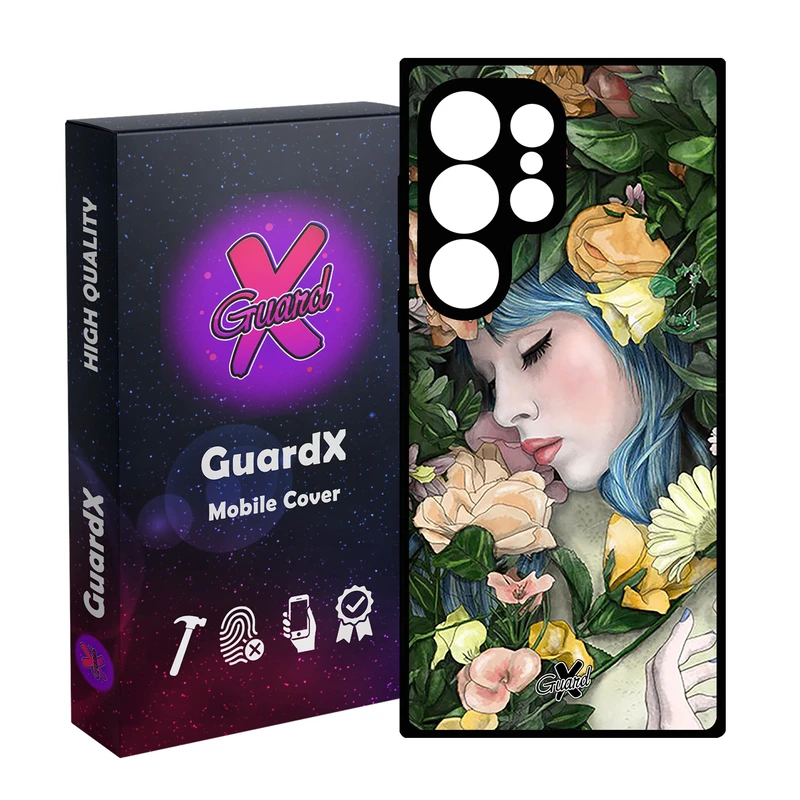 کاور گارد ایکس طرح دختر مدل 10304 مناسب برای گوشی موبایل سامسونگ Galaxy S25 Ultra