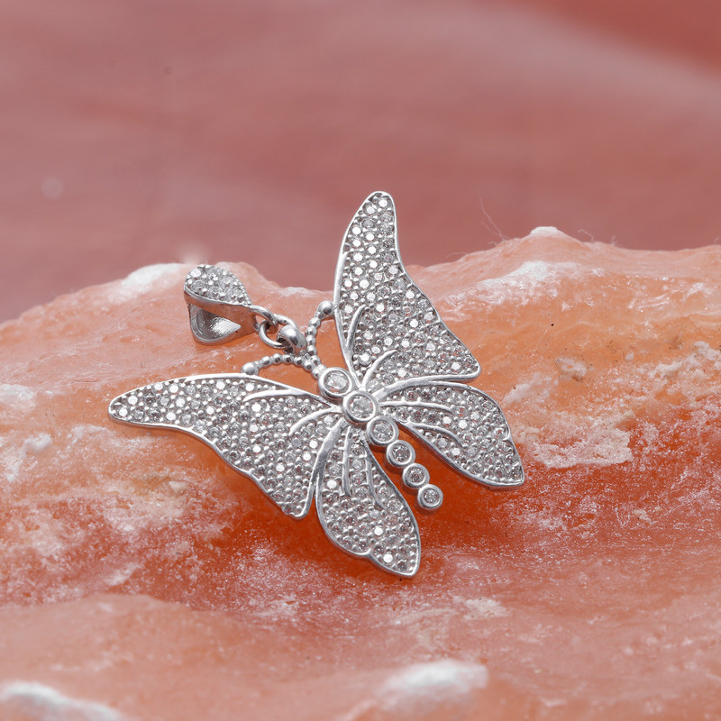 آویز گردنبند نقره زنانه مدل GTA-369