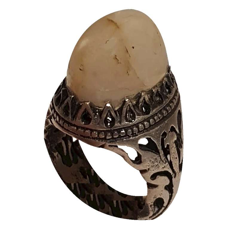 انگشتر نقره مردانه مدل در نجف فاخر کوهی