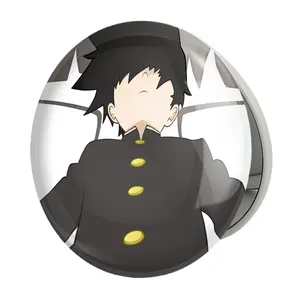 آینه جیبی خندالو طرح شییکو انیمه موب سایکو Mob Psycho 100 مدل تاشو کد 24441 