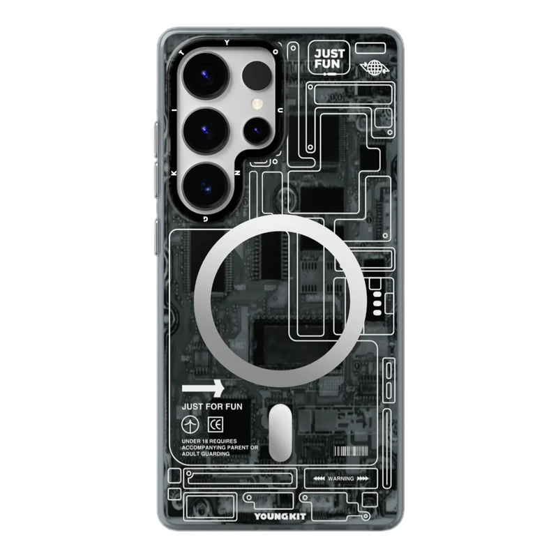 کاور یانگ کیت مدل Cyberpunk Tech مناسب برای گوشی موبایل سامسونگ Galaxy S25 Ultra