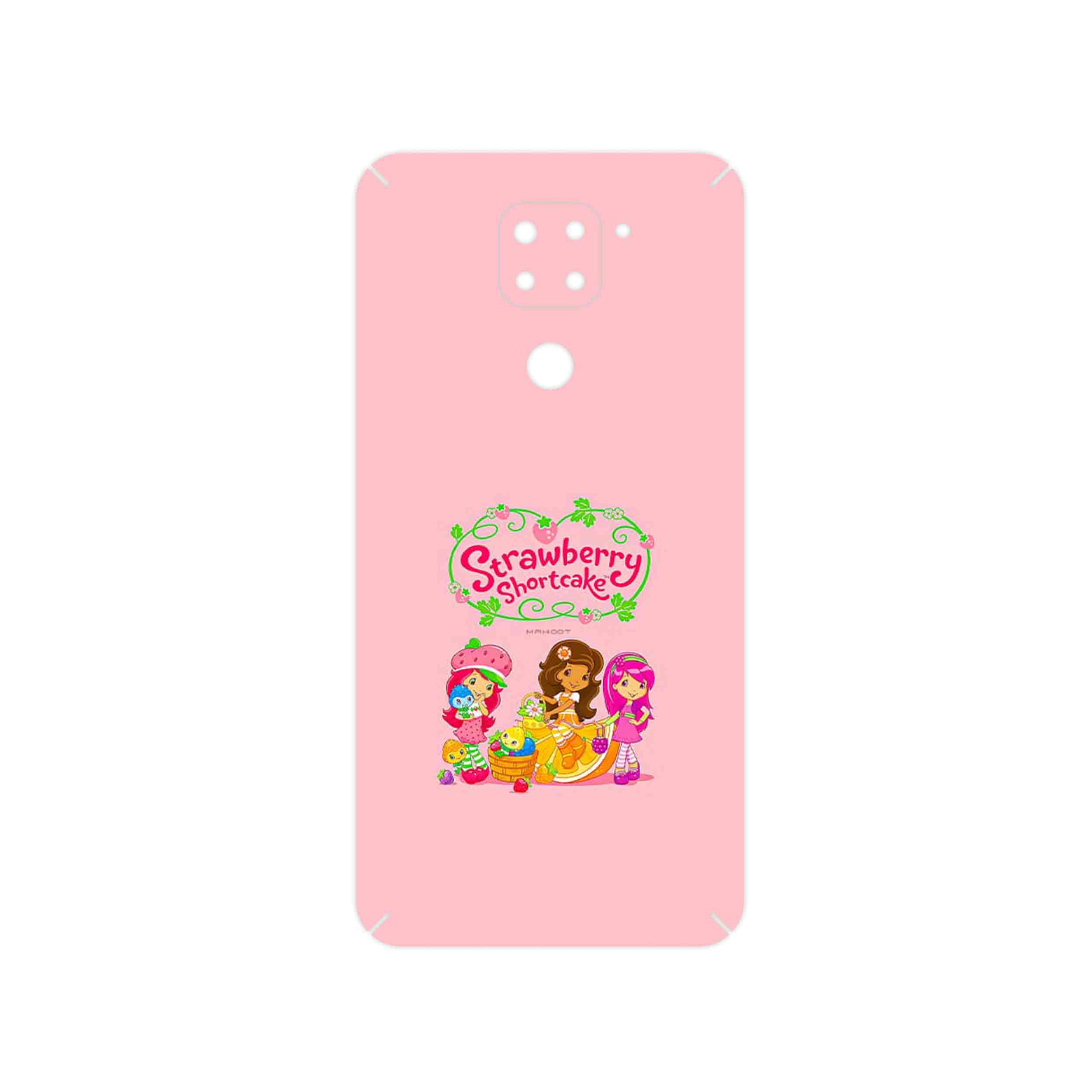 برچسب پوششی ماهوت مدل Strawberry Shortcake مناسب برای گوشی موبایل شیائومی Redmi 10X