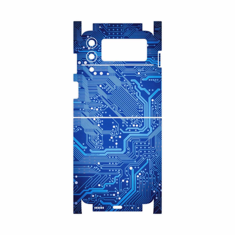 برچسب پوششی ماهوت مدل Blue-Printed-Circuit-Board-FullSkin مناسب برای گوشی موبایل سامسونگ Galaxy Z Flip3 5G